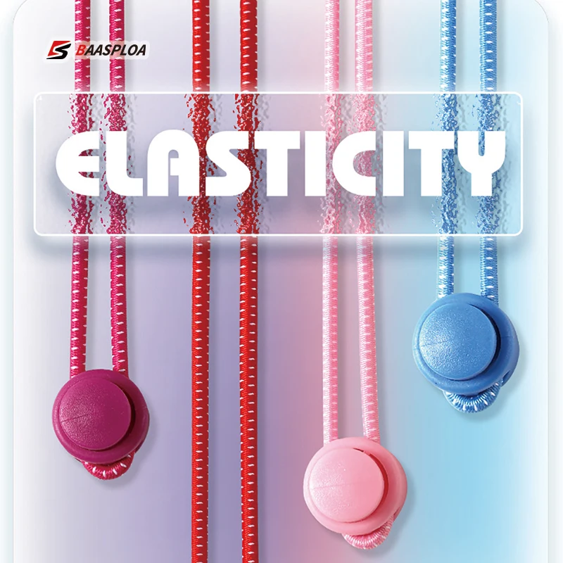 Шнурки спортивные эластичные для мужчин и женщин 1 пара без завязывания детей