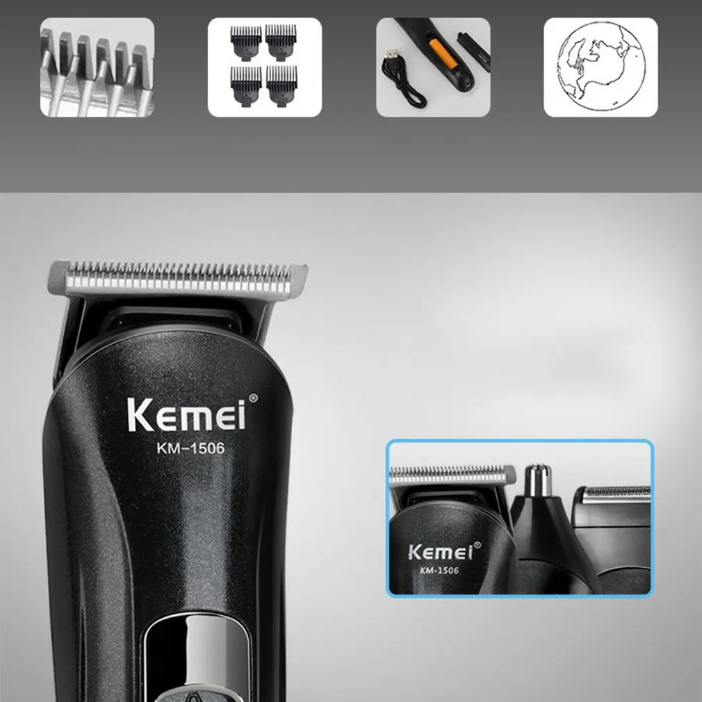 Профессиональный триммер для волос водонепроницаемый бороды и Мужская машинка