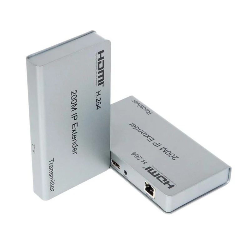 200m IP Удлинитель HDMI совместимый удлинитель матрицы H.264 более Cat5e/6 жалобы 200M на