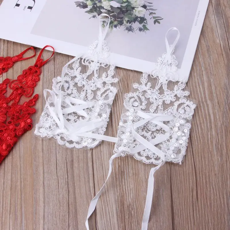 Перчатки для девочек перчатки принцессы свадебное платье костюм аксессуары