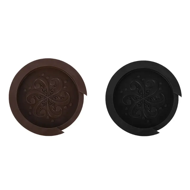 Силиконовые Акустическая гитара Soundhole крышки слабый звук буферная Plug гитары