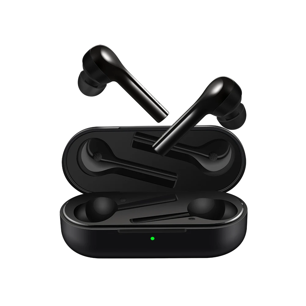 huawei Honor Flypods Youth TWS беспроводные Bluetooth спортивные наушники гибридные водонепроницаемые IP54 стерео музыкальные наушники с микрофоном - Цвет: Black
