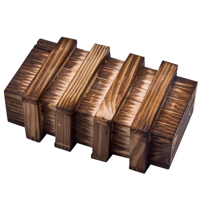 Новые игрушки головоломки для детей и взрослых деревянная коробка головоломка с