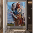 Фото на заказ Алмазная вышивка сделай сам абстрактное искусство, ретро индейцы алмазная живопись полная квадратная круглая Алмазная мозаика TT3739