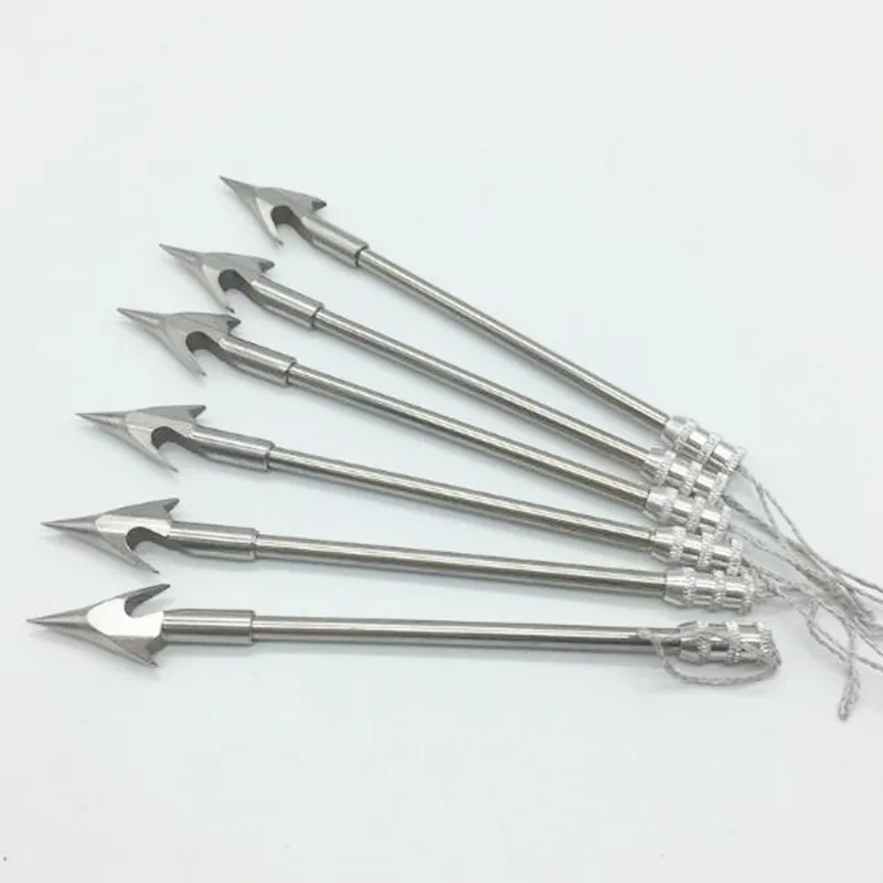 

High quality catapult darts hunting shooting fish hand tools stainless steel bow and arrow slingshot very sharp hunting darts