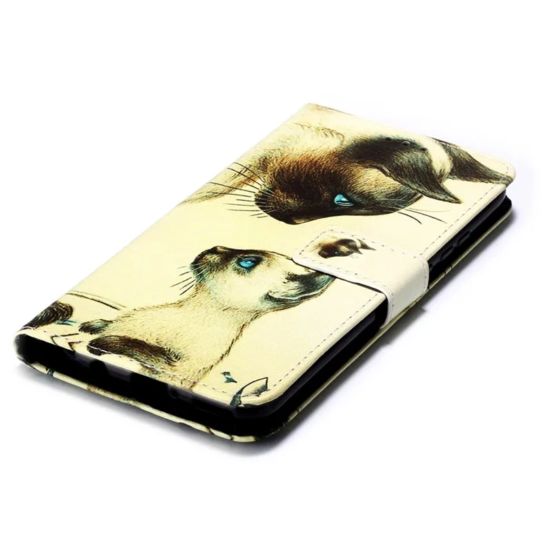 Чехол со слотом для карт huawei mate 20 lite/mate 30/mate 30 Lite/nova 5i Pro с ярким рисунком животных
