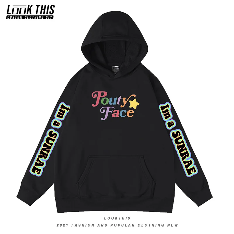 

Addison Rae Print Children's Clothing Fun Anime Style Autumn 2021 Hoodies Sweatshirt Oversized Hoodie Boy Girl Sportswear Tops