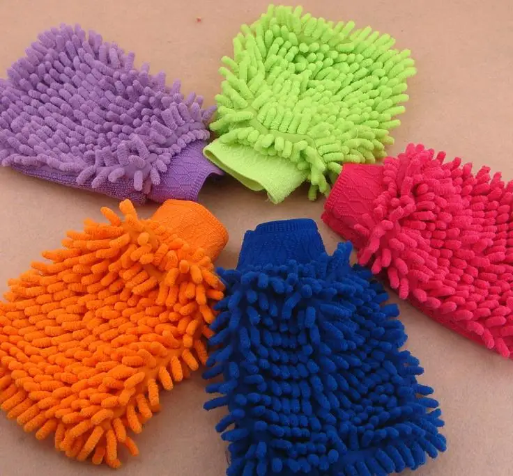 

Super Mitt Microfiber Car Window Washing Home Cleaning Cloth Duster Towel Gloves Wholesale