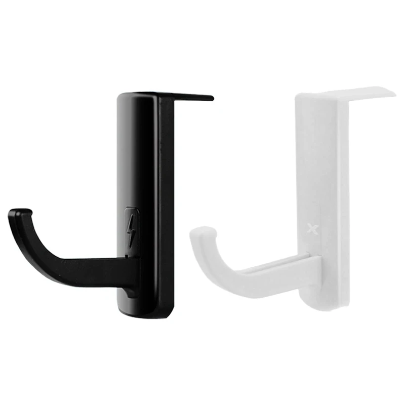 

2Pcs Headset Hook Universal Headphone Hanger PC Monitor Desk Headset Stand Holder Headphone Holder Rack Stick-on Hook
