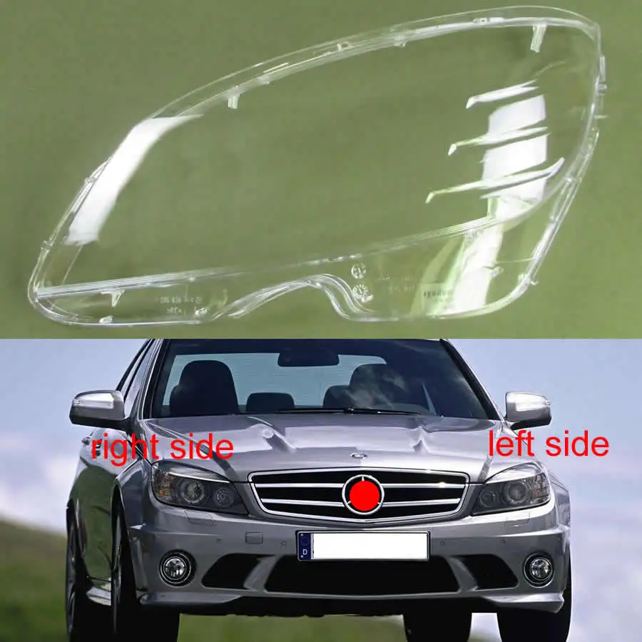 Передний абажур оболочка для фар Benz C Class W204 C180 C200 C220 C250 C280 C300 2007 2010|shell|shell covershells lamp |
