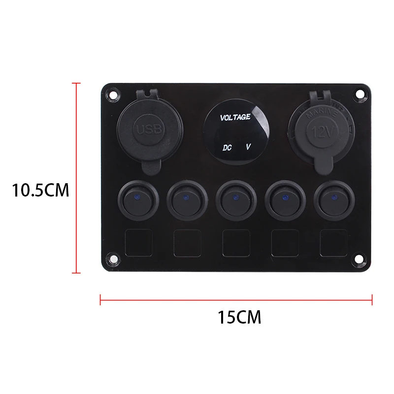 Панель перекидного переключателя со светодиодсветодиодный цифровым