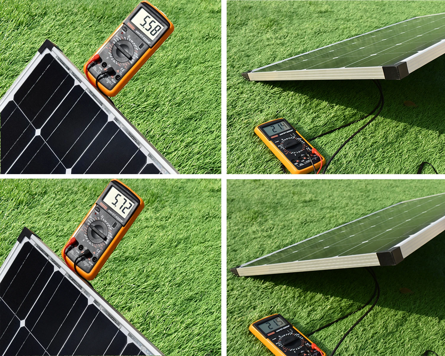 

Solar Panel 100w 200w Solid 18V Rigid Glass Solar Panel 120W Maximum Power Monocrystalline Cell 12V 24V Battery Charger