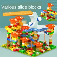 wandai new large particle building blocks compatible with lego ball variable building block table accessories children slide bui