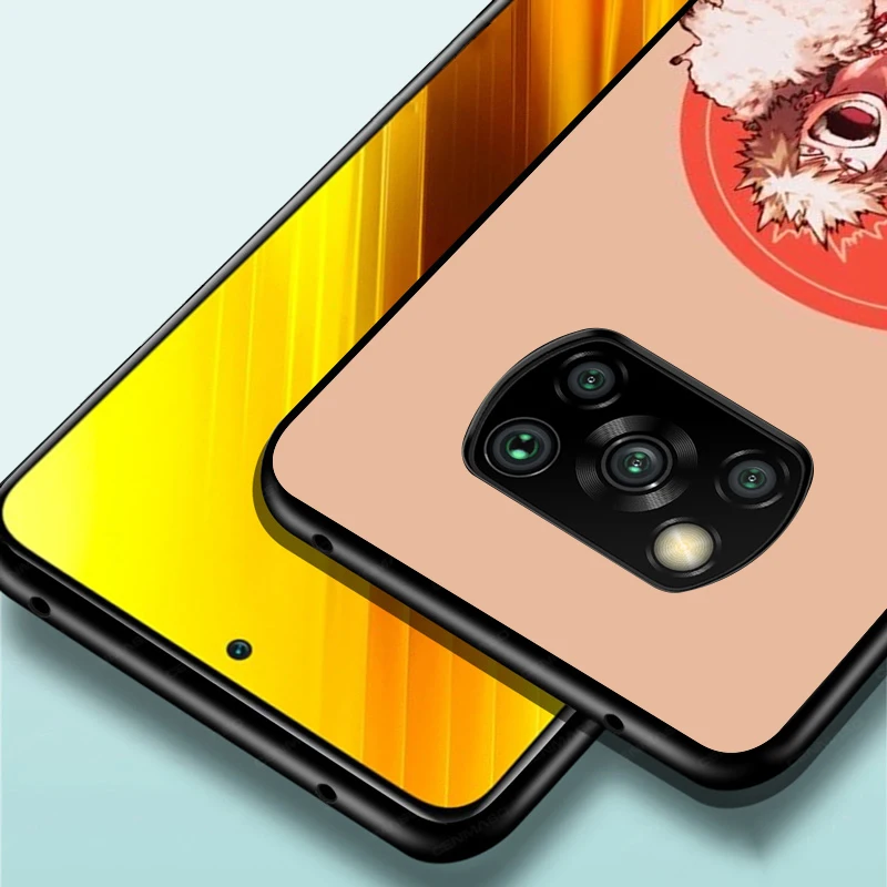 

Black TPU Soft Silicone Cover Boy Baku Katsuki for Xiaomi Mi Note 10T 10 Ultra 9T 9 8 Pro Lite SE 5G Phone Case