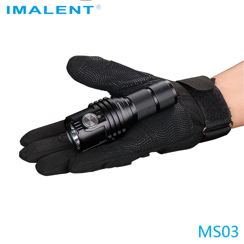Продажа Imalent MS03 Тип-C Перезаряжаемые 21700 Батарея светодиодный фонарик 13000 люмен мощный EDC фонарь Фонари с прожектор, точечный светильник