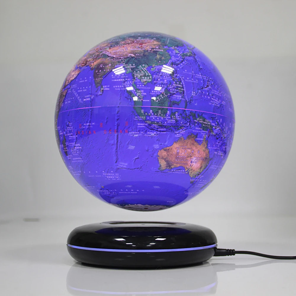 Домашнее украшение магнитная левитация 8 дюймов земляной вращающийся плавающий