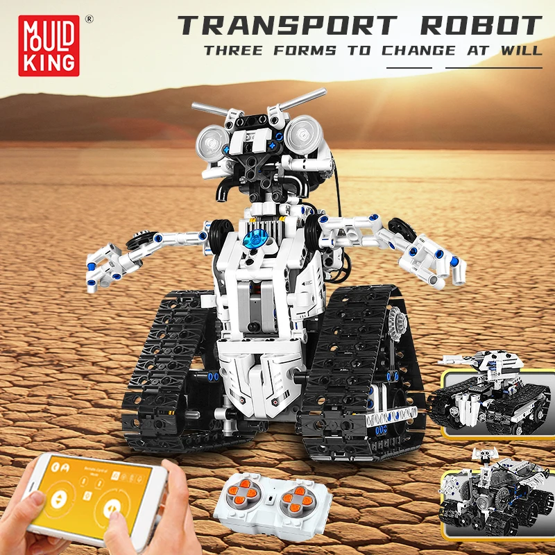 

MOULD KING 3 Model Variable Robot Remote Control Building Blocks High-Tech Education Toy MOC Technic Bricks Toys Children Gift