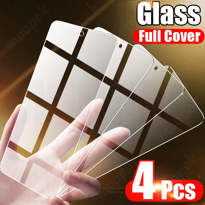 

4Pcs Full Cover Tempered Glass For Samsung Galaxy A51 A71 A50 A70 Screen Protector On For Samsung A72 A52 A30 M31 M51 A20 Glass
