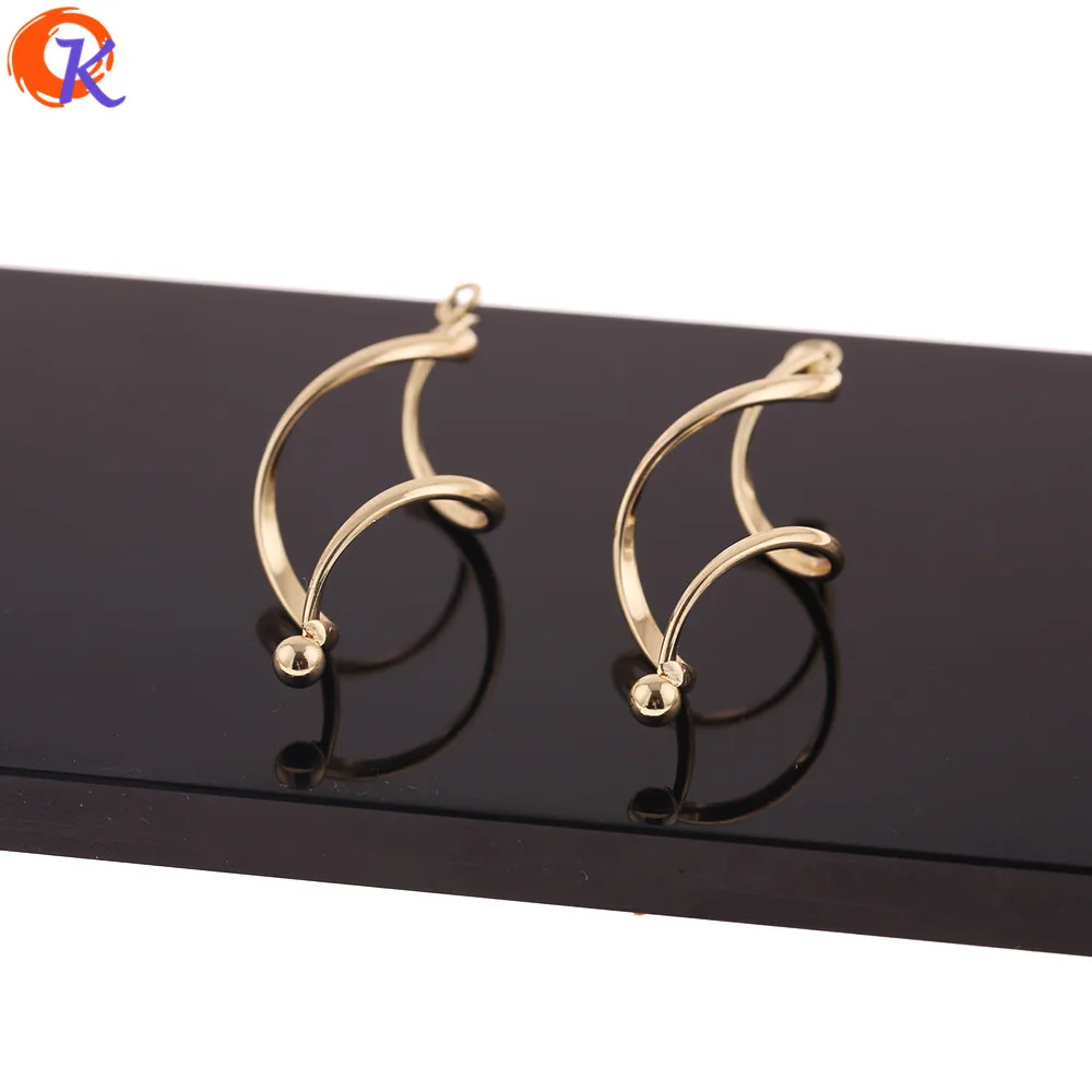 

Cordial Design 50Pcs 19*54MM Jewelry Accessories/Earring Connectors/Spiral Ring Shape/DIY Making/Hand Made/Earring Findings