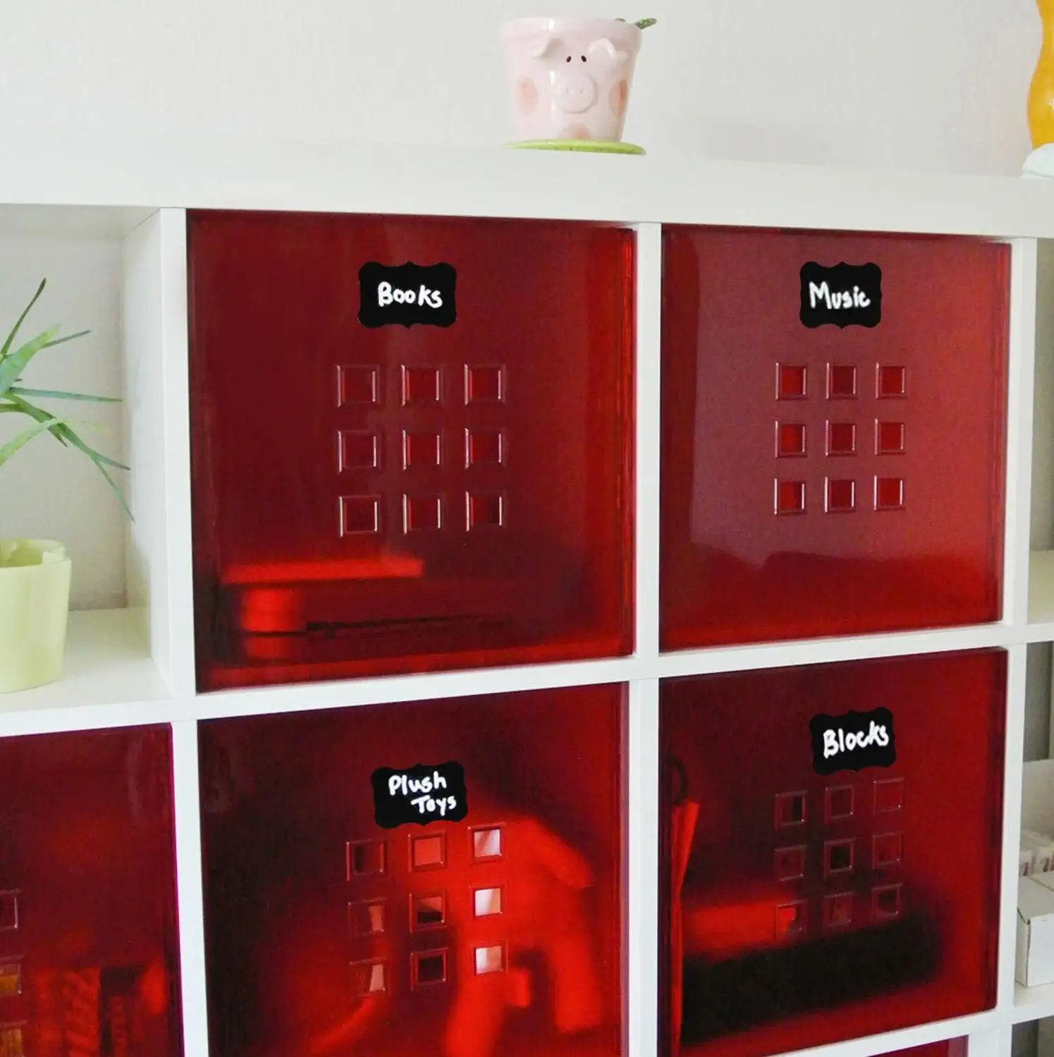 48/80pcs Removable Jar Sticker Labels Cupboard Organizer Stickers With Pen Adhesive Chalkboard Decal Tags Canisters | Дом и сад