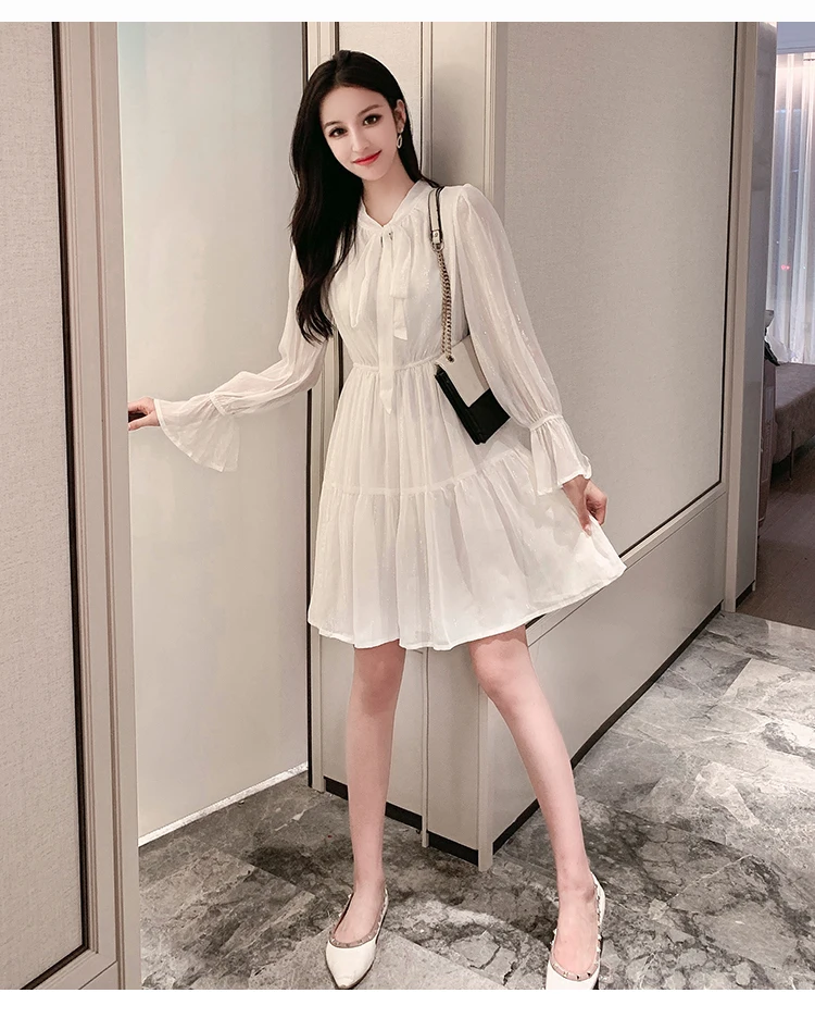 2019 Runway Dress Women High Quality Fashion Large Long Sleeve Elegant Ladies | Женская одежда