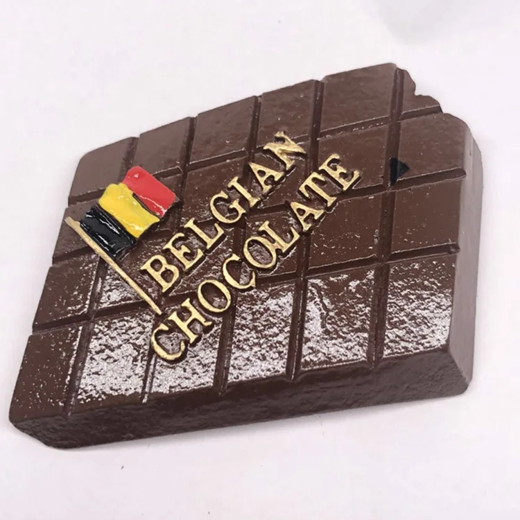 Наклейки на холодильник зарубежный Швейцарский дорожный шоколадный белый