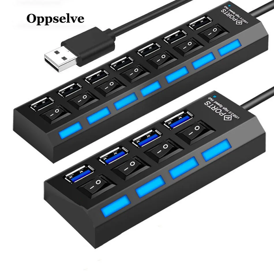 

USB-разветвитель Oppselve, USB 3,0, USB 2,0, 4/7 портов
