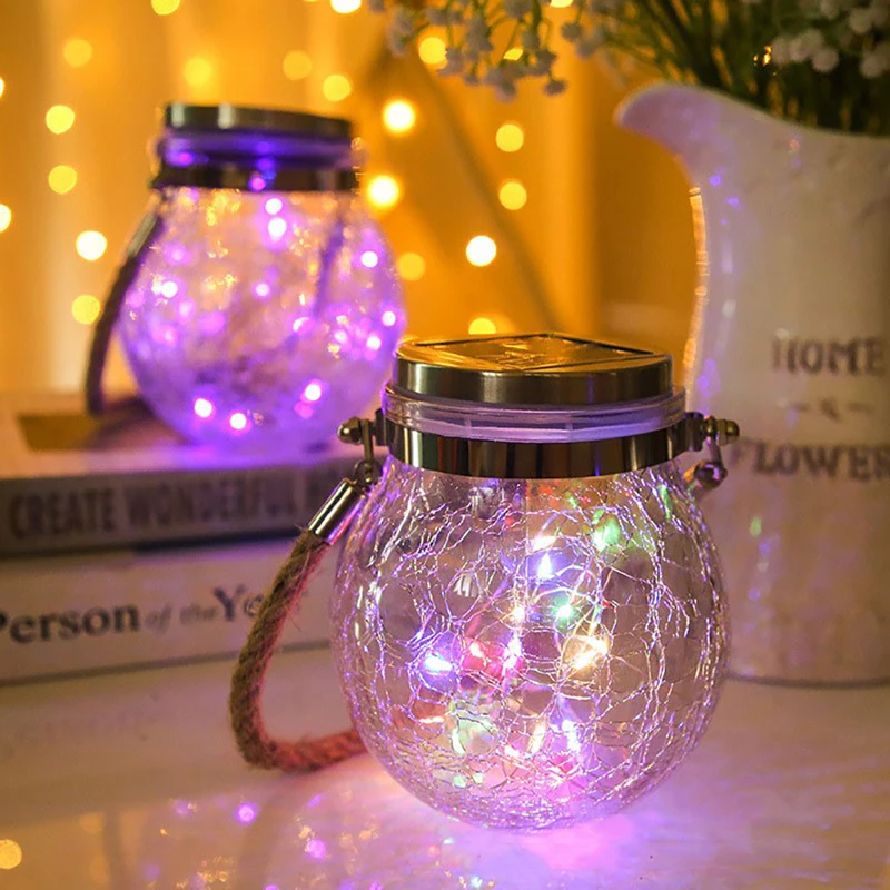 

Solar Light Outdoors Round Waterproof Led Solar Garden Fairy Lamp Decoration
