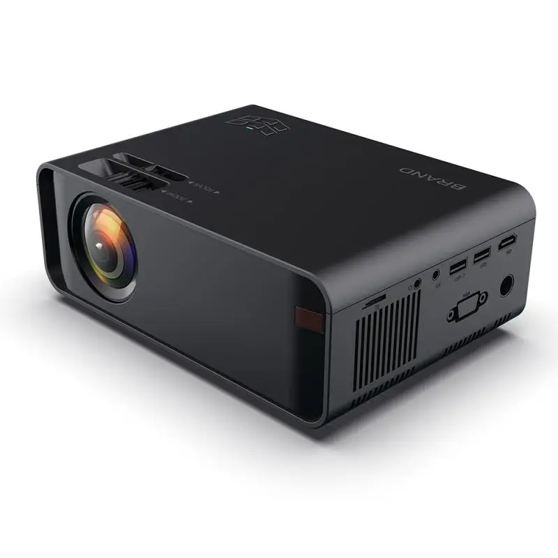 3D мультимедийный проектор 4,0 дюймов 1080P HD 12000 люмен ЖК-дисплей светодиодный фонарь 5000 часов портативный домашний кинотеатр видео мини-проектор