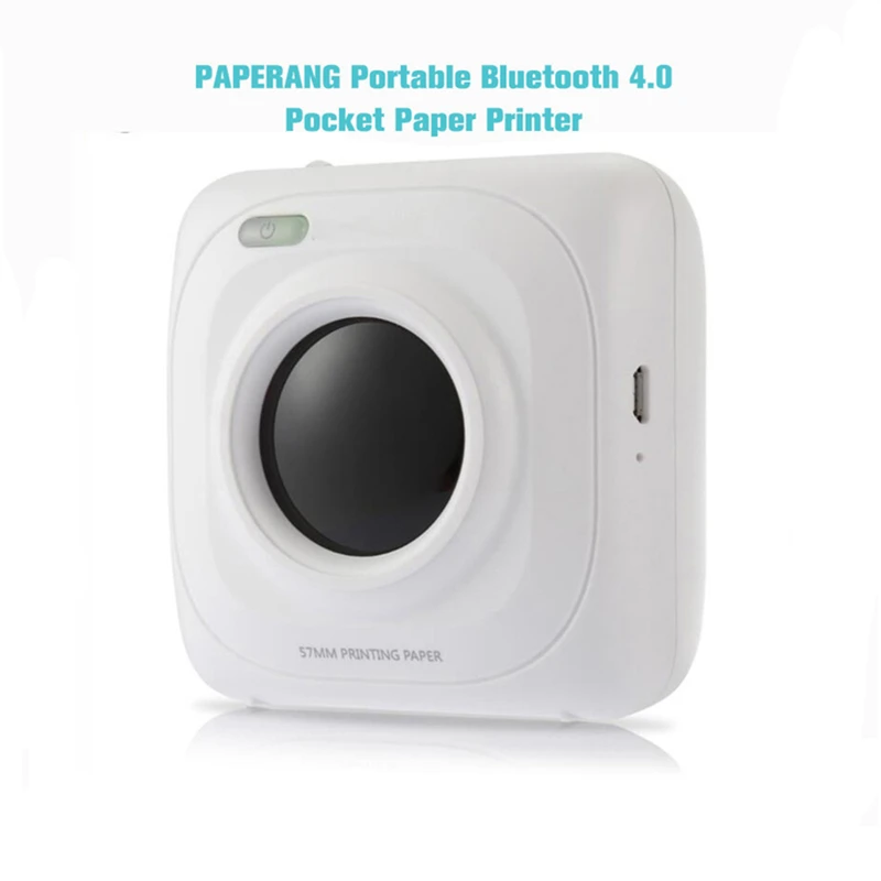 P1 one only PAPERANG портативный термальный Bluetooth принтер мини беспроводной фото принтер для мобильного телефона Android iOS - Цвет: P1 one only
