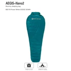 Спальный мешок AEGISMAX NANO2 для взрослых, уличный, для кемпинга, весна-осень, белый гусиный пух