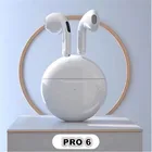Наушники Mini Pro 6 с GPS и переименем TWS, Bluetooth наушники, игровая гарнитура, настоящие Беспроводные наушники с выскакивающим сенсорным управлением