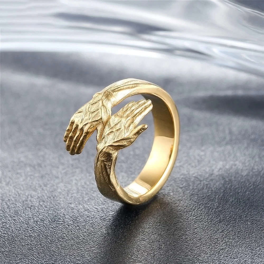 Новое Золотое черное богемное старинное серебро ручные кольца для мужчин женщин