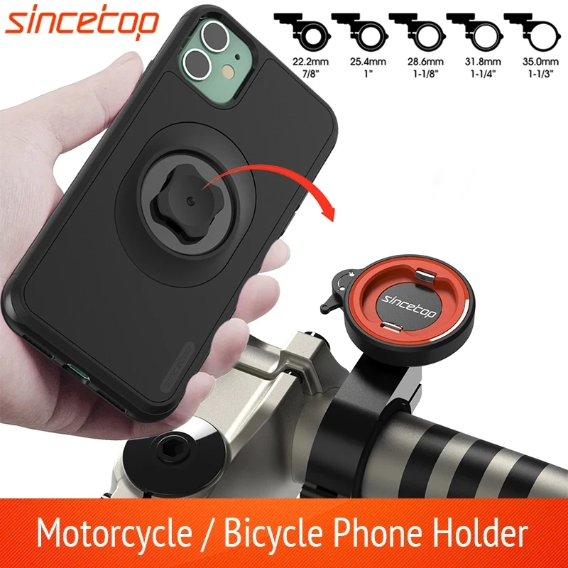 motorcycle phone holder for iphone 13 12 11pro xsmax 8plus se mountain bikemoto mount cell phone bag stand with shockproof case free global shipping