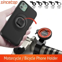Motorcycle Phone holder For iPhone 11Pro XsMax 8Plus Mountain Bike Moto Mount Cell Phone Bag Stand With Shockproof Case