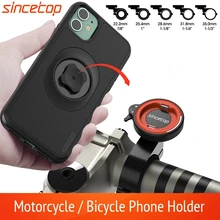 Motorcycle Phone holder For iPhone 13 12 11Pro XsMax 8Plus SE Mountain Bike/Moto Mount Cell Phone Bag Stand With Shockproof Case