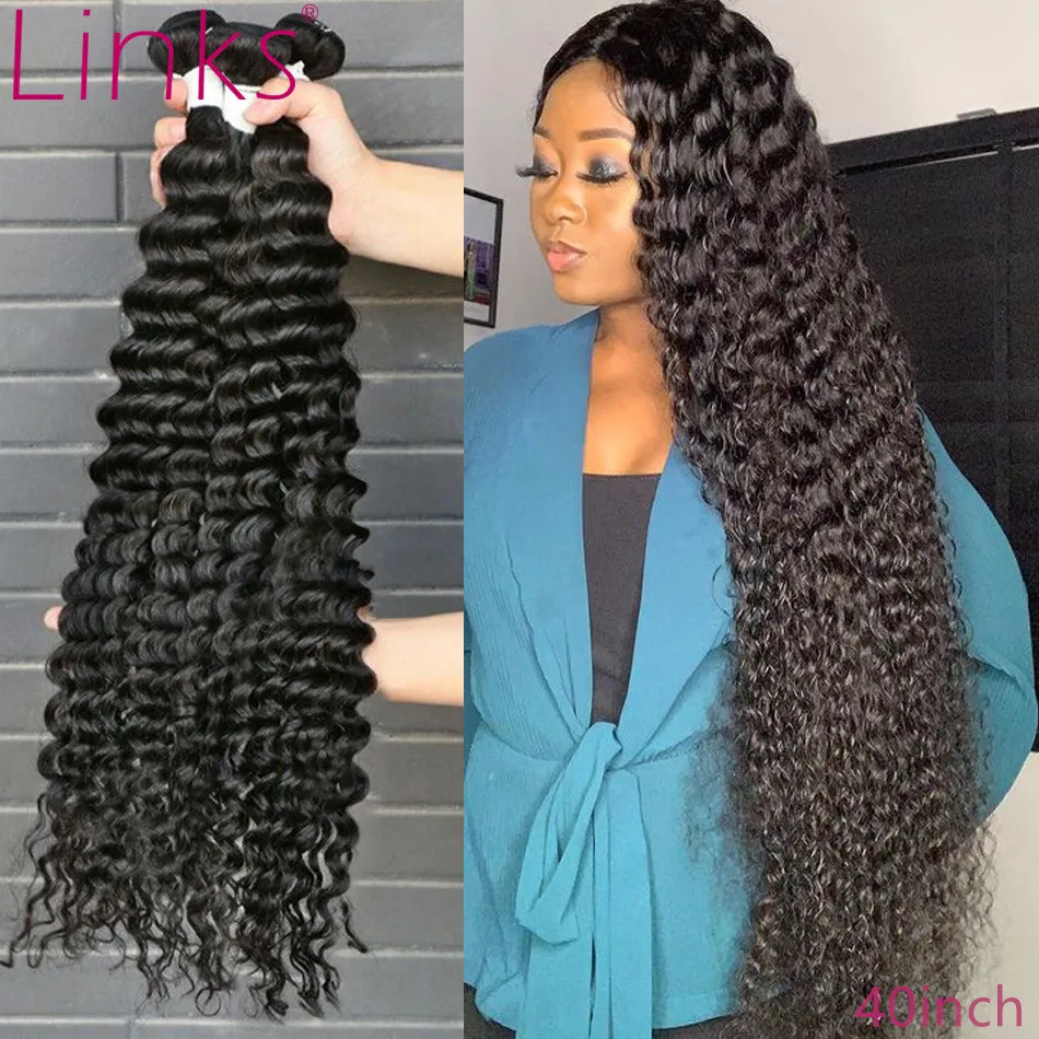 Ссылки бразильские волосы волнистые пряди 1/3/4 свободные глубокая волна 28 30 32 36 40