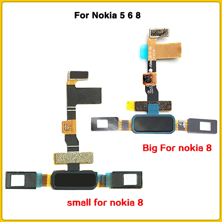 Гибкий кабель для Nokia 5 6 8 сенсорная кнопка распознавания отпечатков пальцев