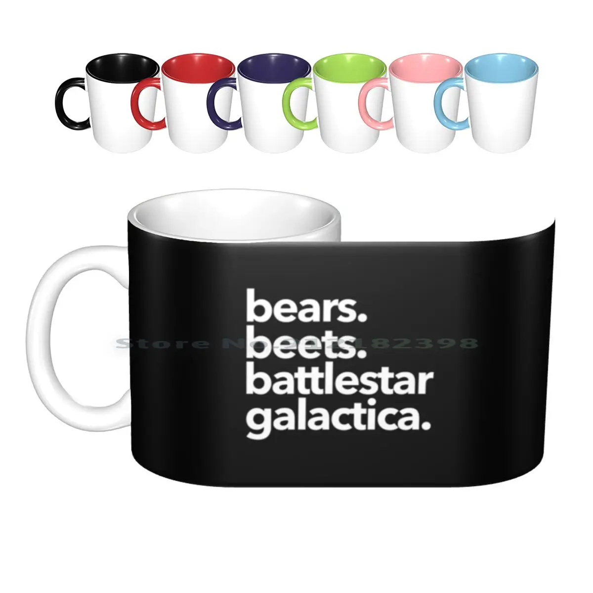 

Медведи. Beets. Battlestar галактика. (Белый вариант) керамические кружки, кофейные чашки, кружка для молока и чая, Офисная забавная Майкл Тоби
