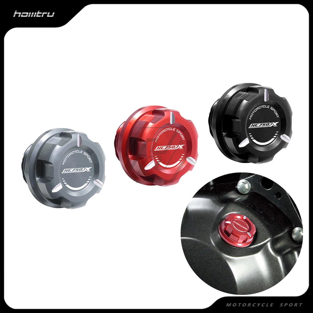 

Motorcycle Engine Oil Cap Bolt Screw Filler Cover Case for Honda NC750X From 2014