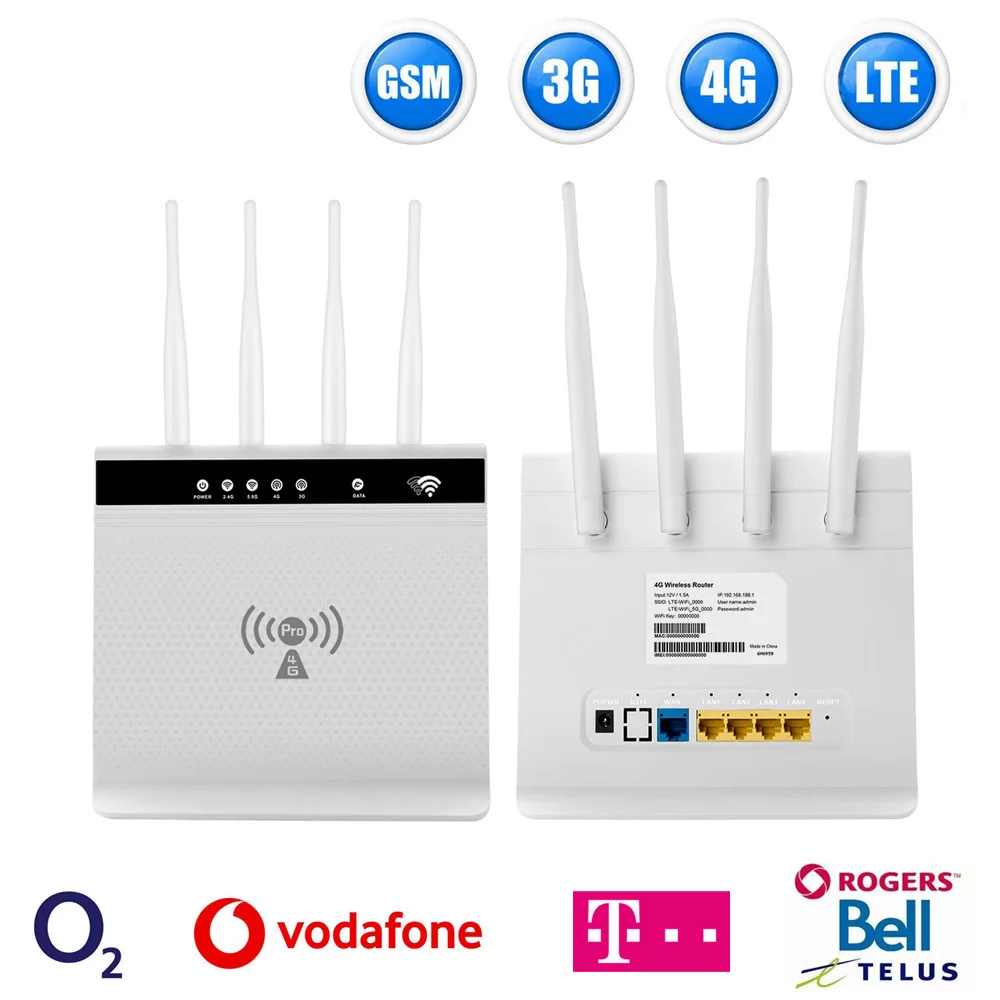 LT280 RJ11 сетевой модем с голосовой функцией беспроводной 4G Wi-Fi роутер со слотом для