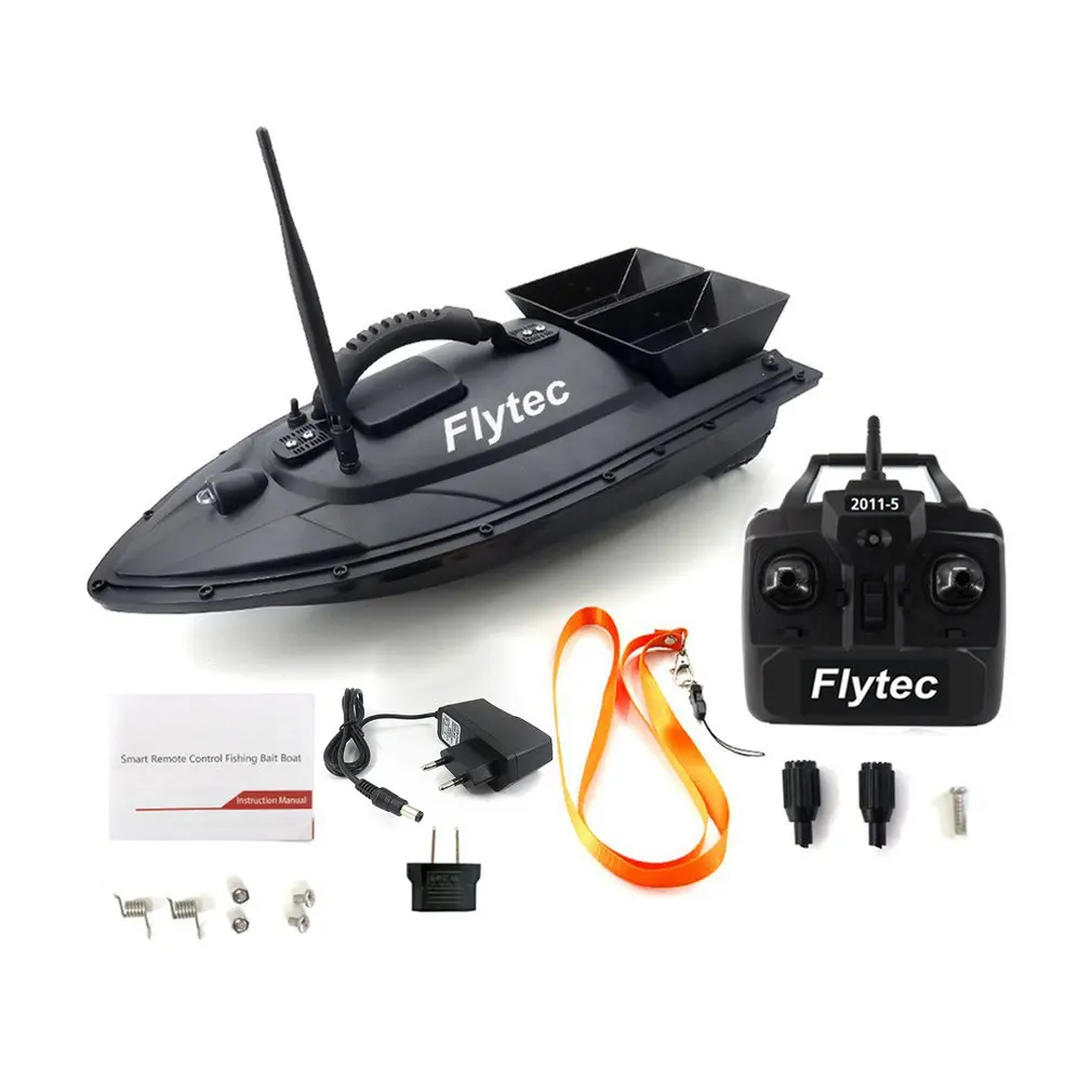 

Flytec 2011-5 рыболовный инструмент Smart RC, лодка для приманки, игрушка, рыболокатор с двойным мотором, лодка для рыбы с дистанционным управлением, ...