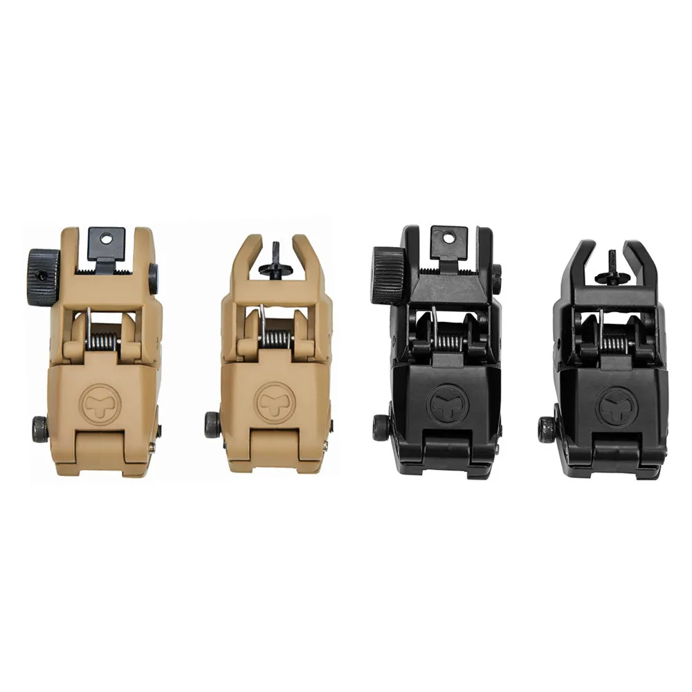 Тактический металлический материал складной откидной прицел задний передний на