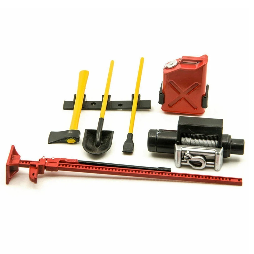 1:10 Масштаб RC Рок Гусеничный набор деталей топор Лопата для копания масляный бак