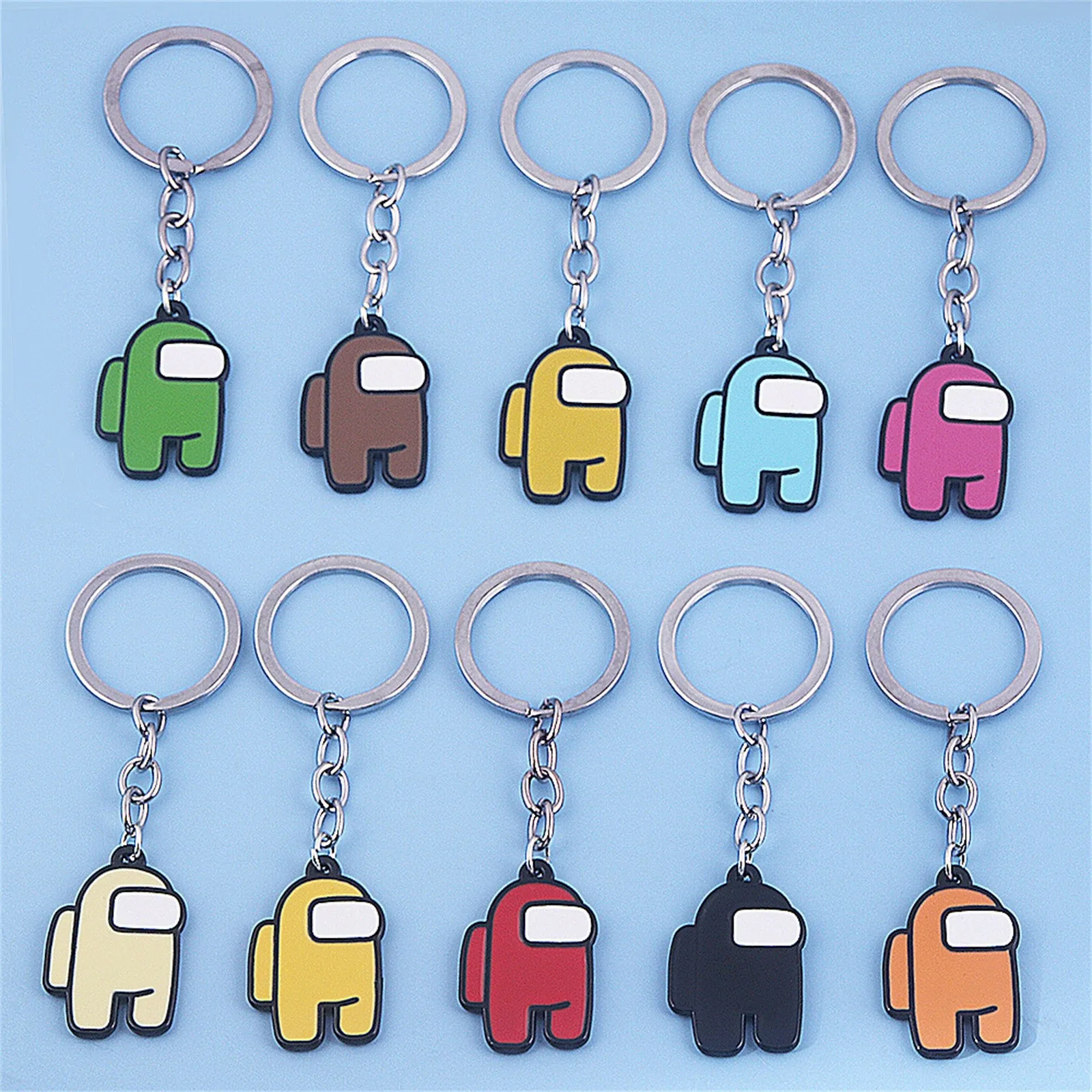 

Acrylic Keychain Bags Backpacks Kids Gift Colorful Key Fashion Keychain 2020 Among Us Bag Decoration Keychain F Fast Ship