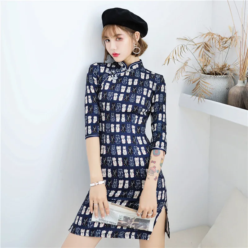 Вечернее платье в китайском стиле qipao вечерние платья для девочек cheongsam |