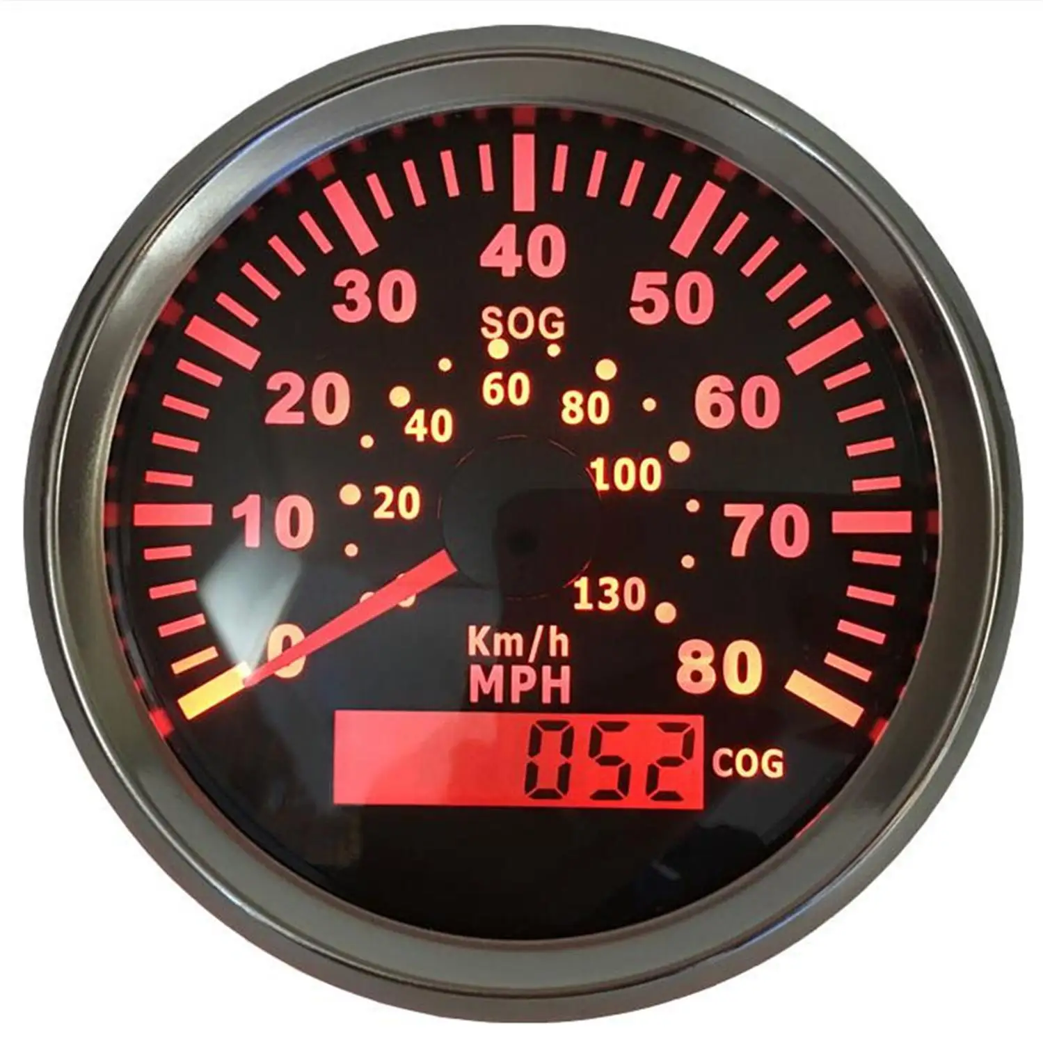 Упаковка из 1 85 мм спидометры GPS модификация 0 80MPH LCD скоростные Mileometers