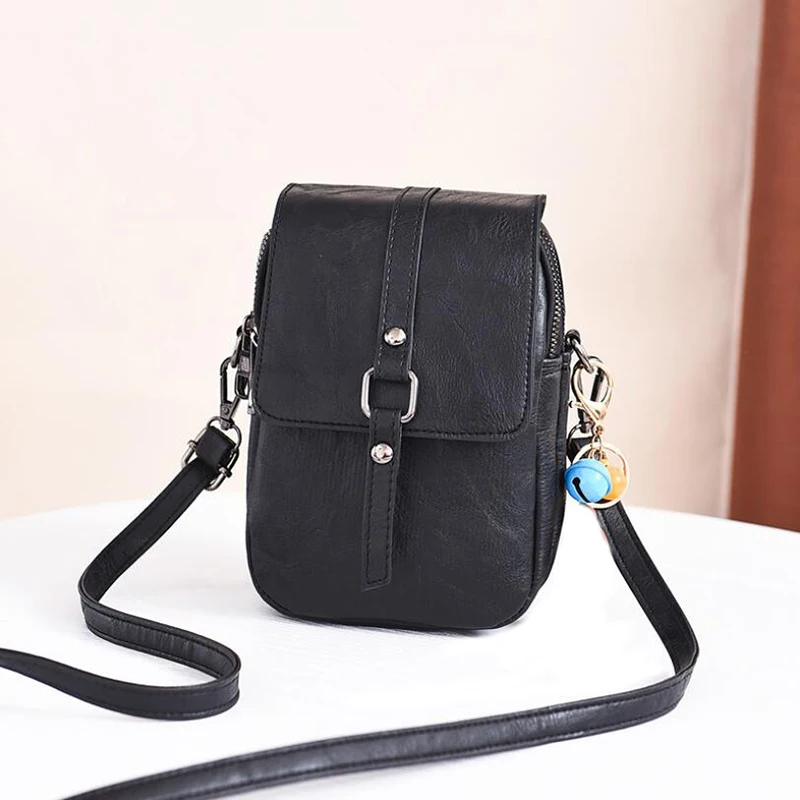 

Women Messenger Bags Small PU Leather Female Shoulder Bags For Girl Mini Purse And Phone Pocket Crossbody Bag 2021