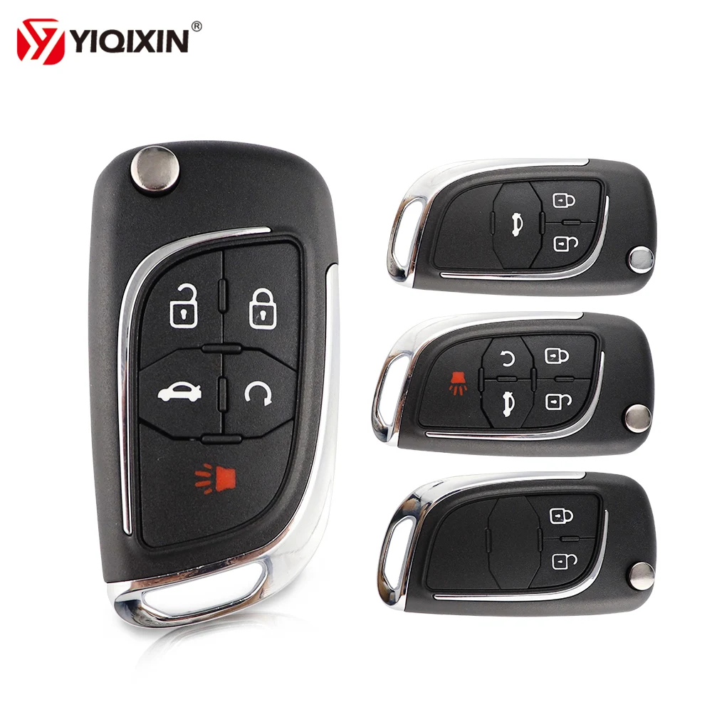 YIQIXIN 2/3/4/5 кнопки для Chevrolet Lova Aveo Cruze модифицированный откидной ключ корпус Buick Opel