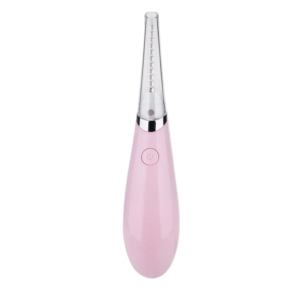 Pink Мини USB Перезаряжаемые Электрический нагревающиеся щипцы для закручивания ресниц долговечный электрический утюг ресницы для завивки для макияжа щипцы для Красота подарок - Цвет: Pink